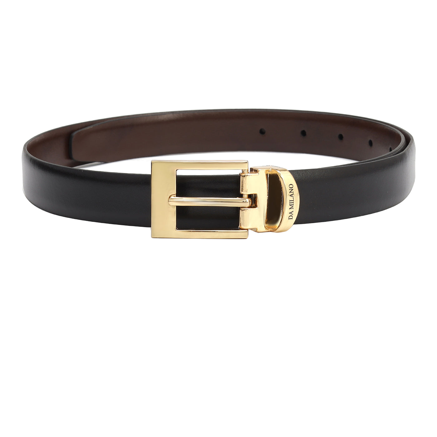 Formal Plain Leather Ladies Belt - Black & Brown