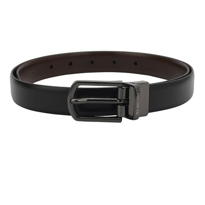 Formal Wax Leather Ladies Belt - Black & Brown