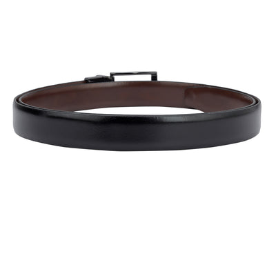 Formal Wax Leather Ladies Belt - Black & Brown