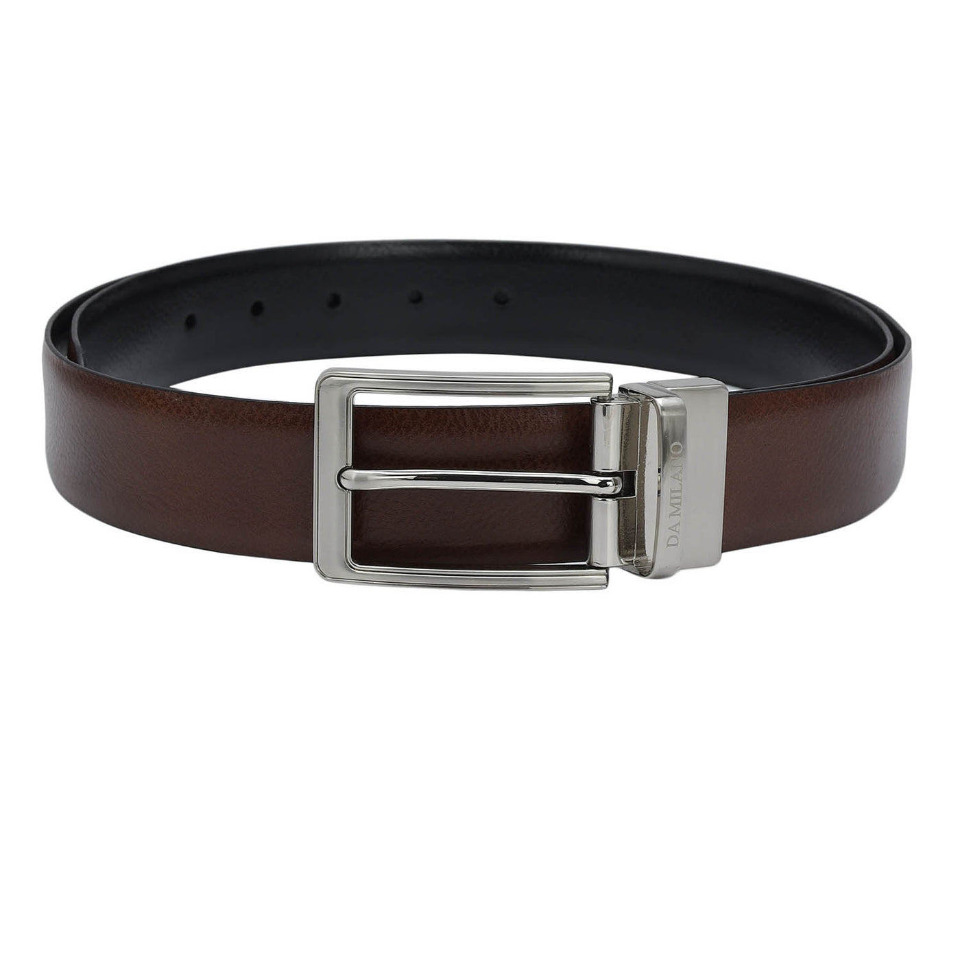 Formal Wax Leather Mens Belt - Brown & Black