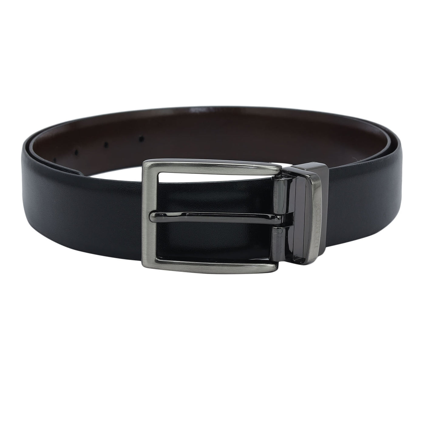 Formal Plain Leather Mens Belt - Black & Brown