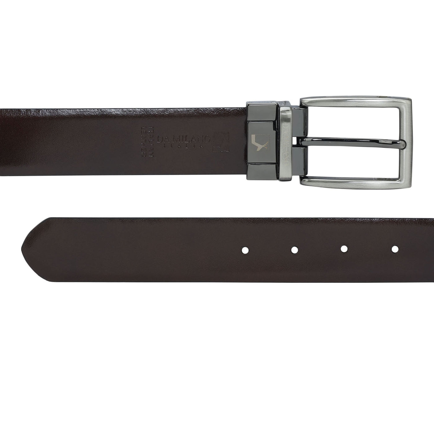 Formal Plain Leather Mens Belt - Black & Brown