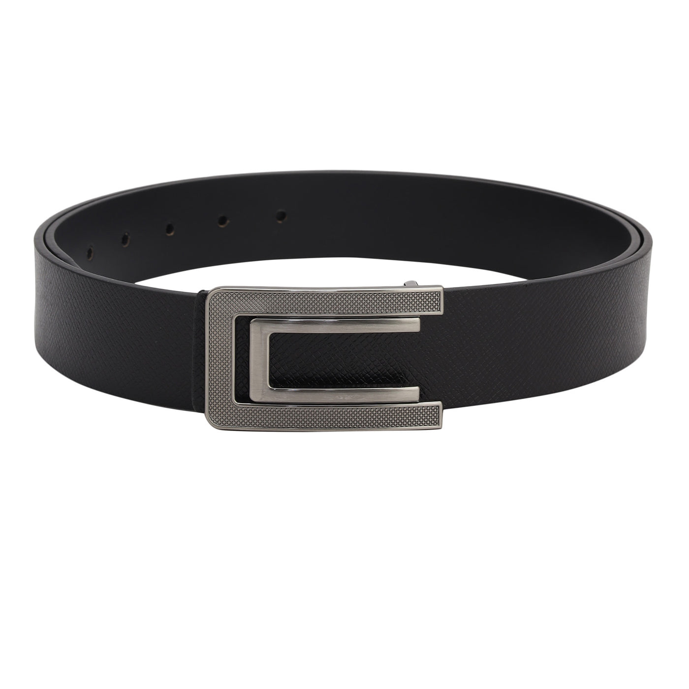 Formal Franzy Leather Mens Belt - Black