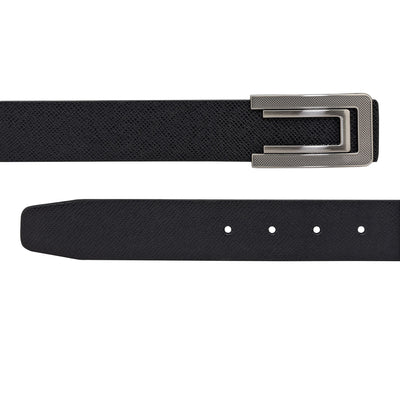 Formal Franzy Leather Mens Belt - Black