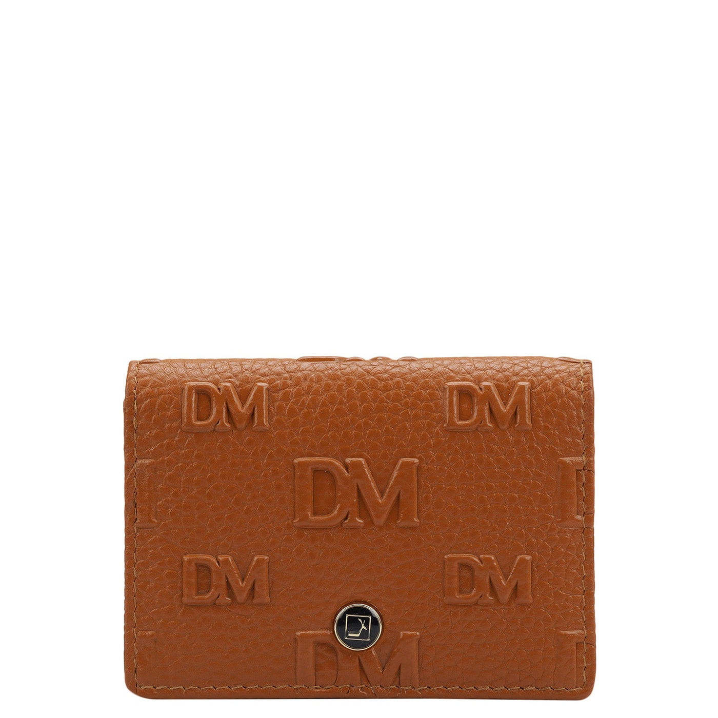 6 Slots Leather Card Case - Orange