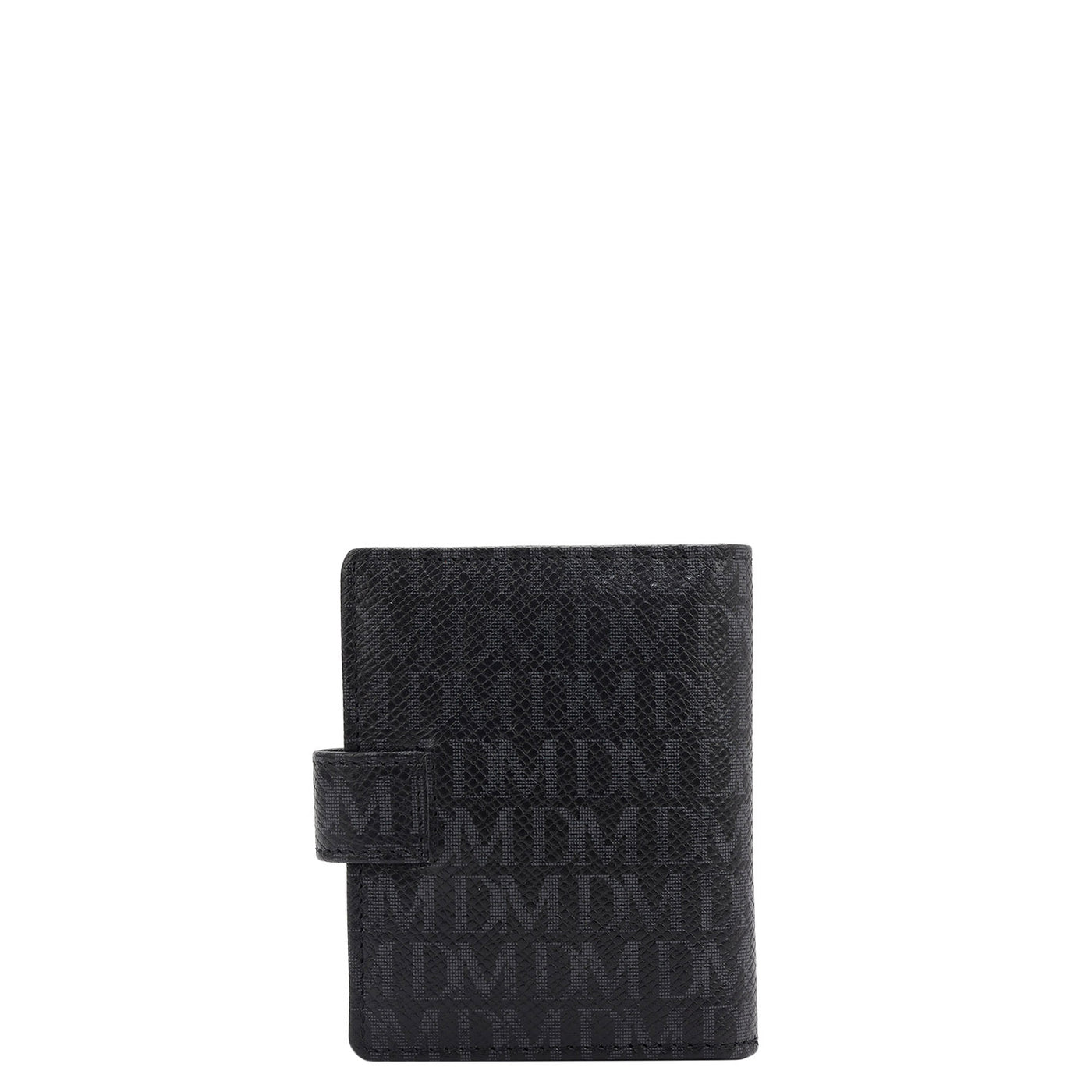 11 Slots Leather Card Case - Black