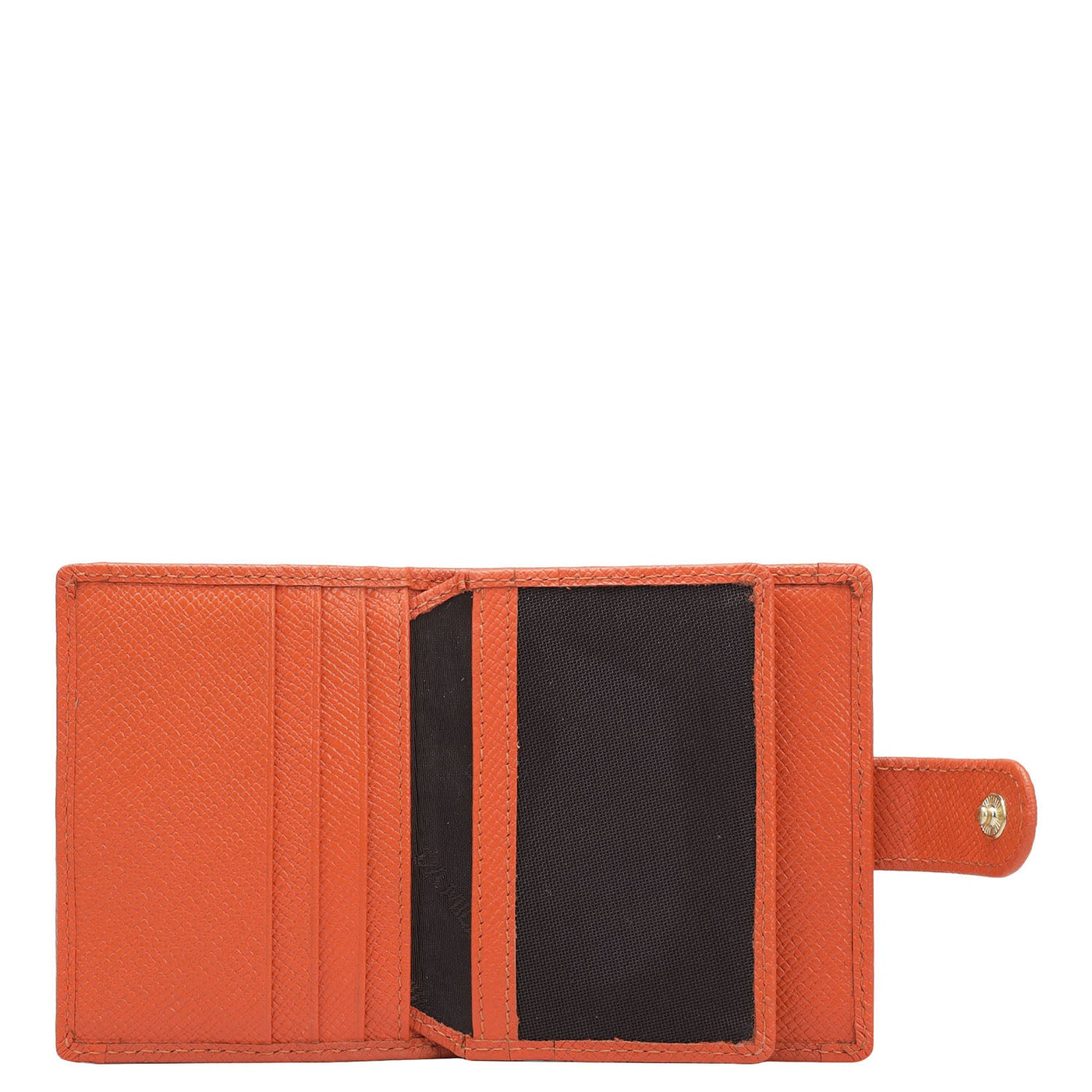 12 Slots Leather Card Case - Pumpkin