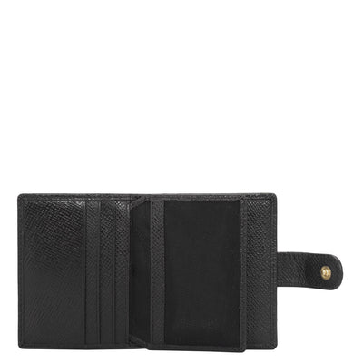 Multi Slots Leather Card Case - Black