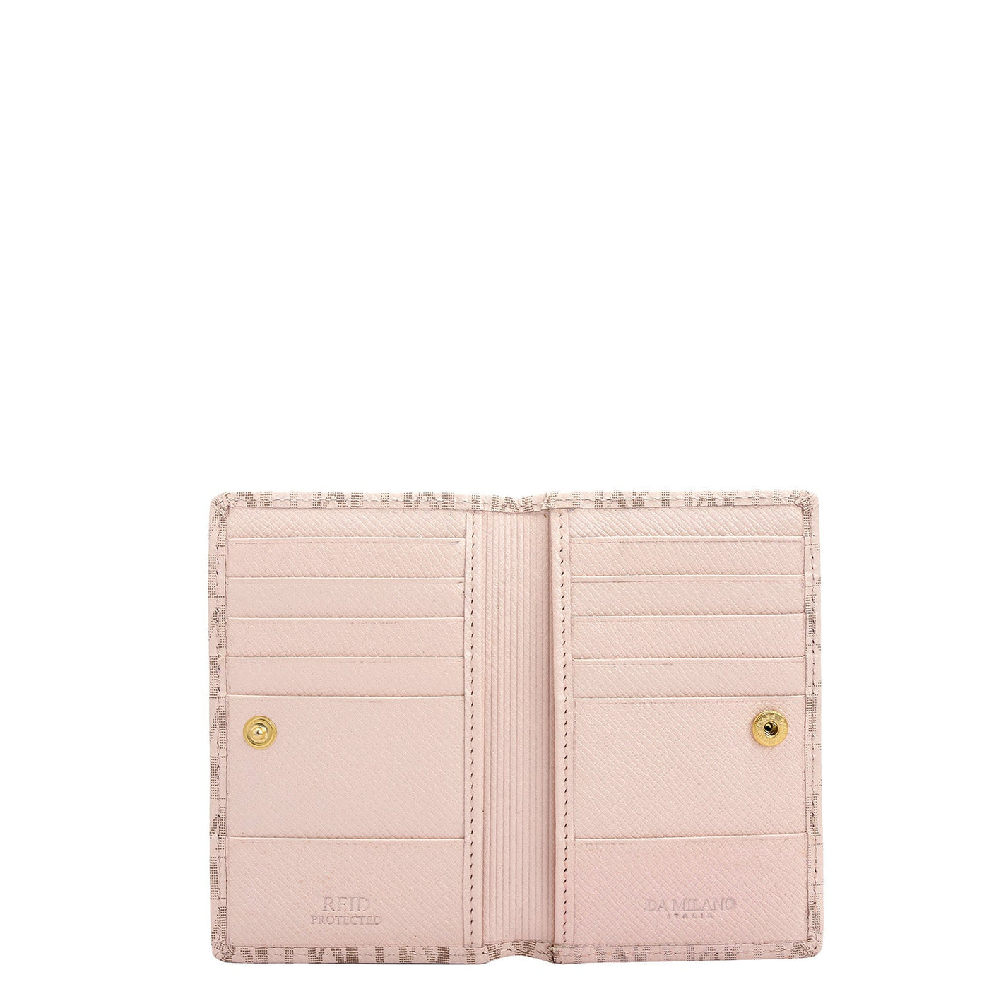 13 Slots Leather Card Case - Blush