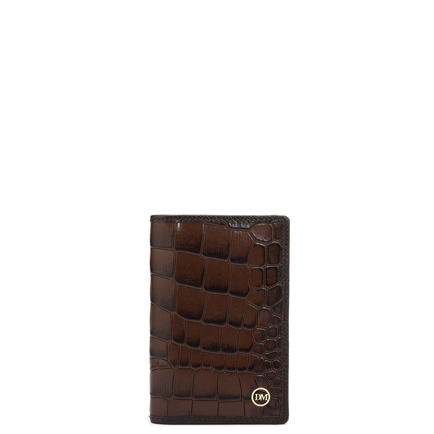 10 Slots Leather Card Case - Brown