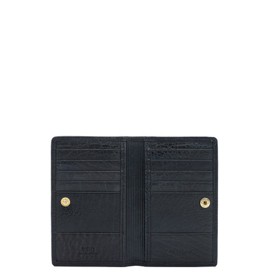 13 Slots Leather Card Case - Dark Blue