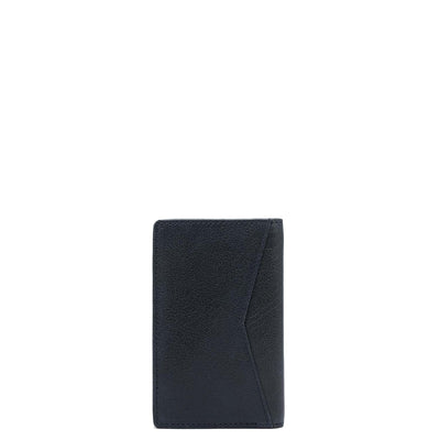 13 Slots Leather Card Case - Dark Blue