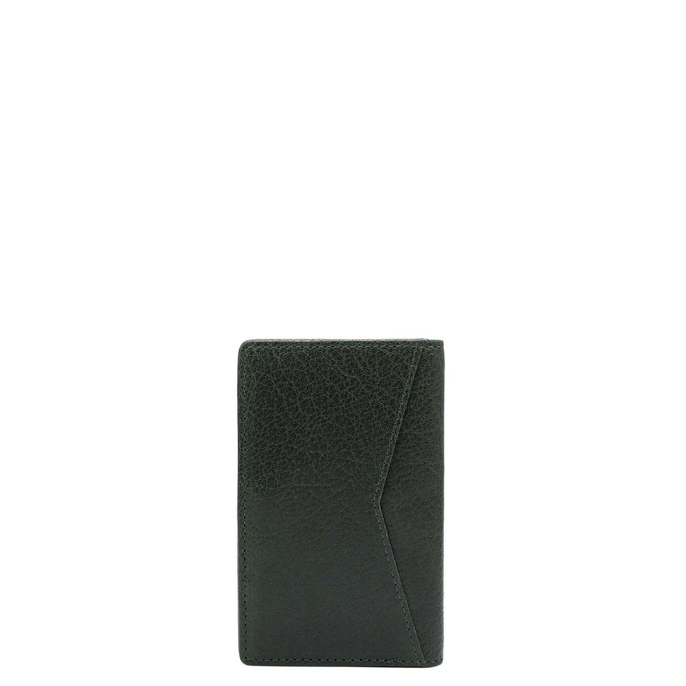 13 Slots Leather Card Case - Green