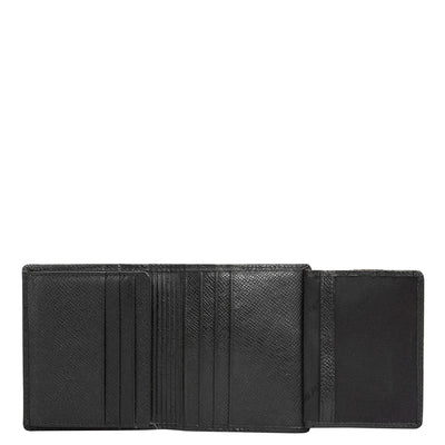 12 Slots Leather Card Case - Black