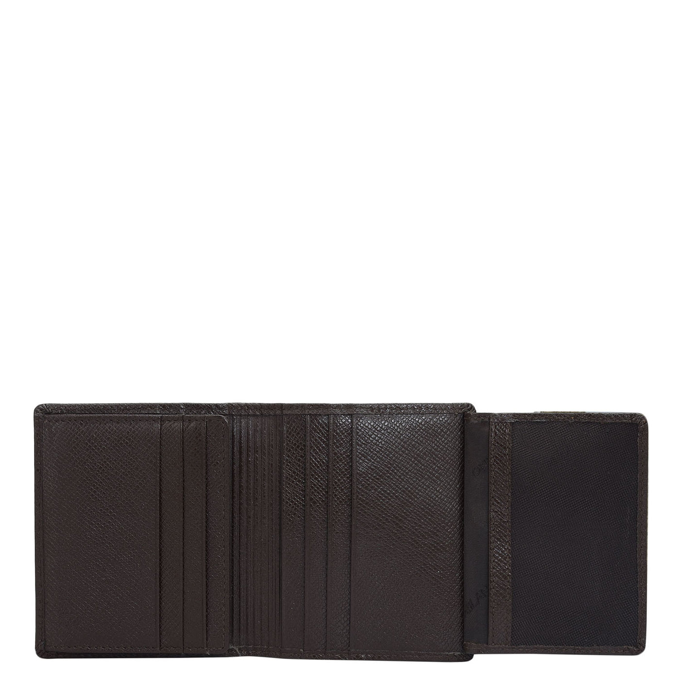 12 Slots Leather Card Case - Brown