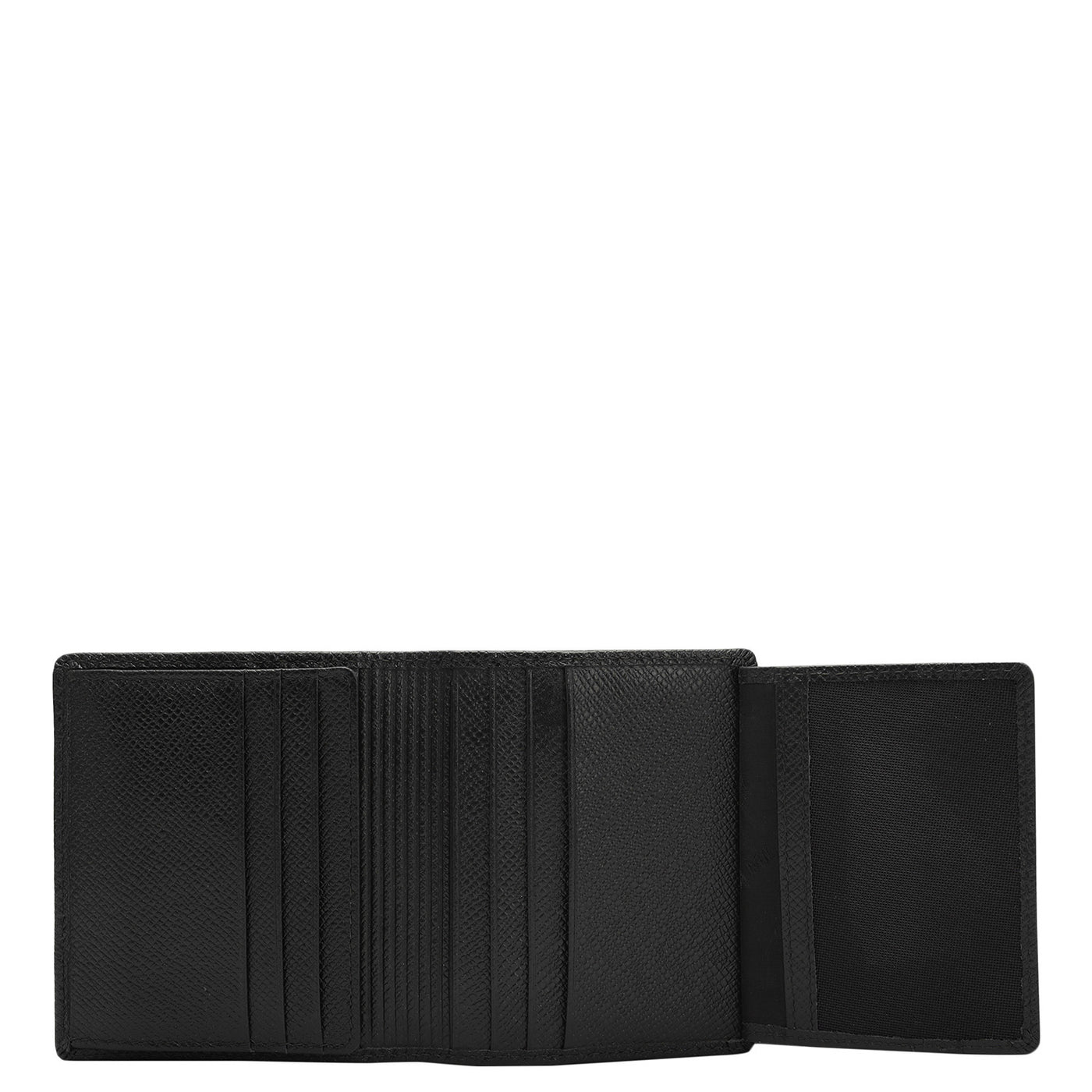 16 Slots Leather Card Case - Black