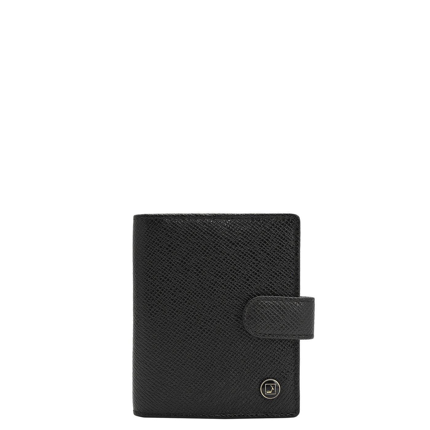 16 Slots Leather Card Case - Black