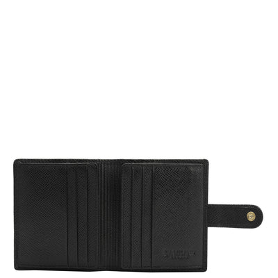 16 Slots Leather Card Case - Black