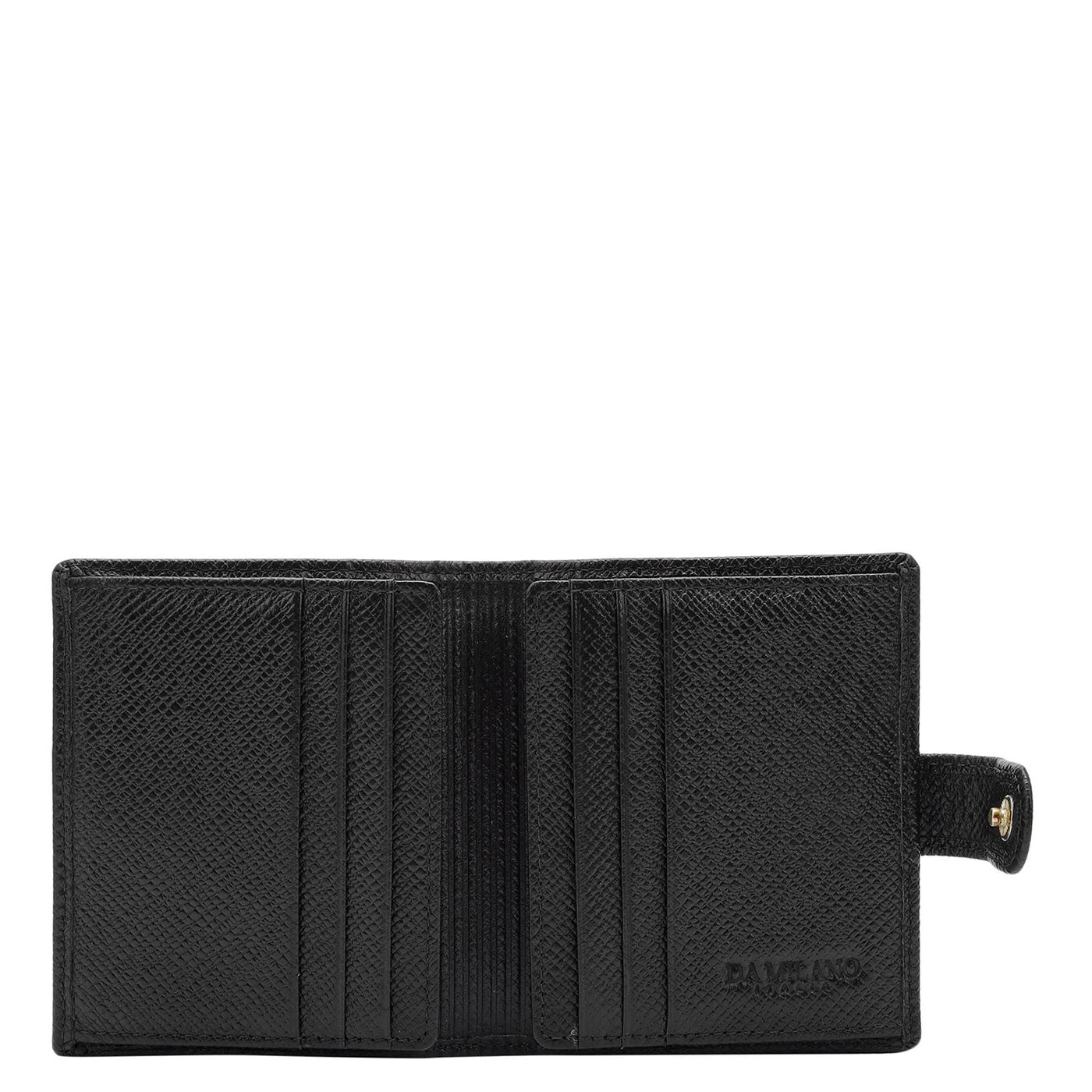 16 Slots Leather Card Case - Black