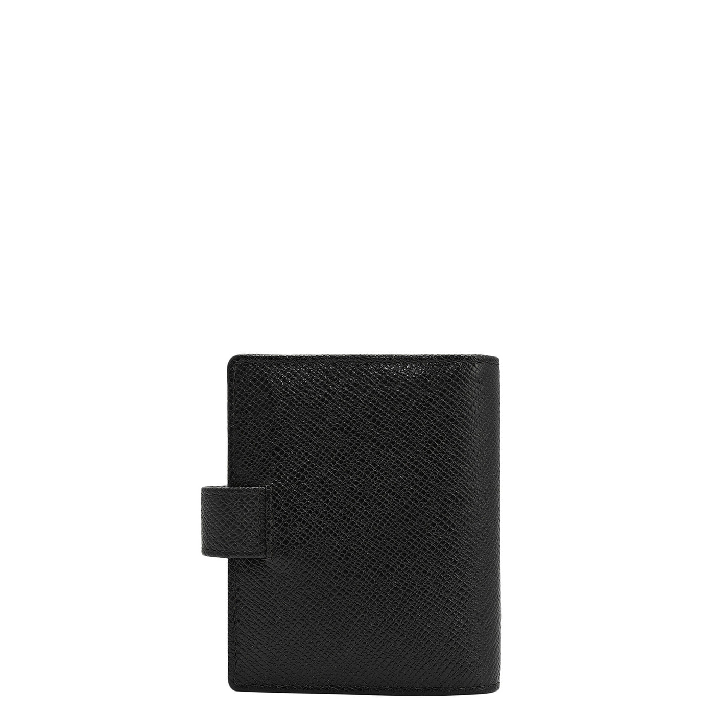 16 Slots Leather Card Case - Black