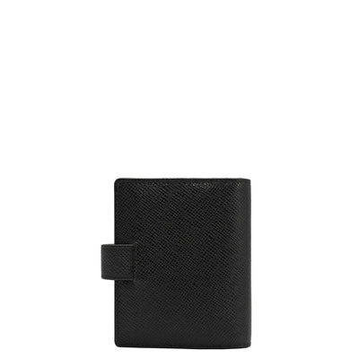 16 Slots Leather Card Case - Black