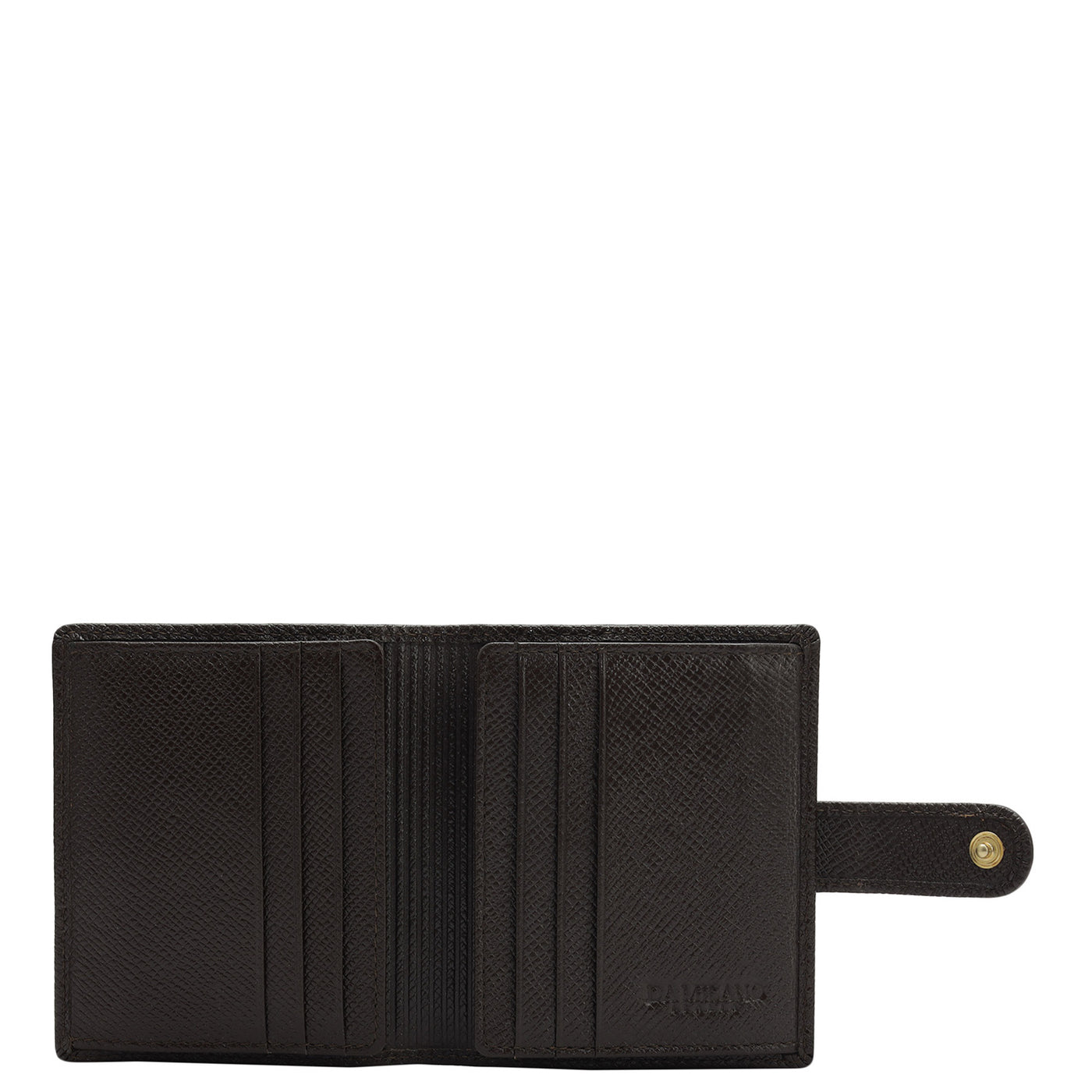 16 Slots Leather Card Case - Chocolate