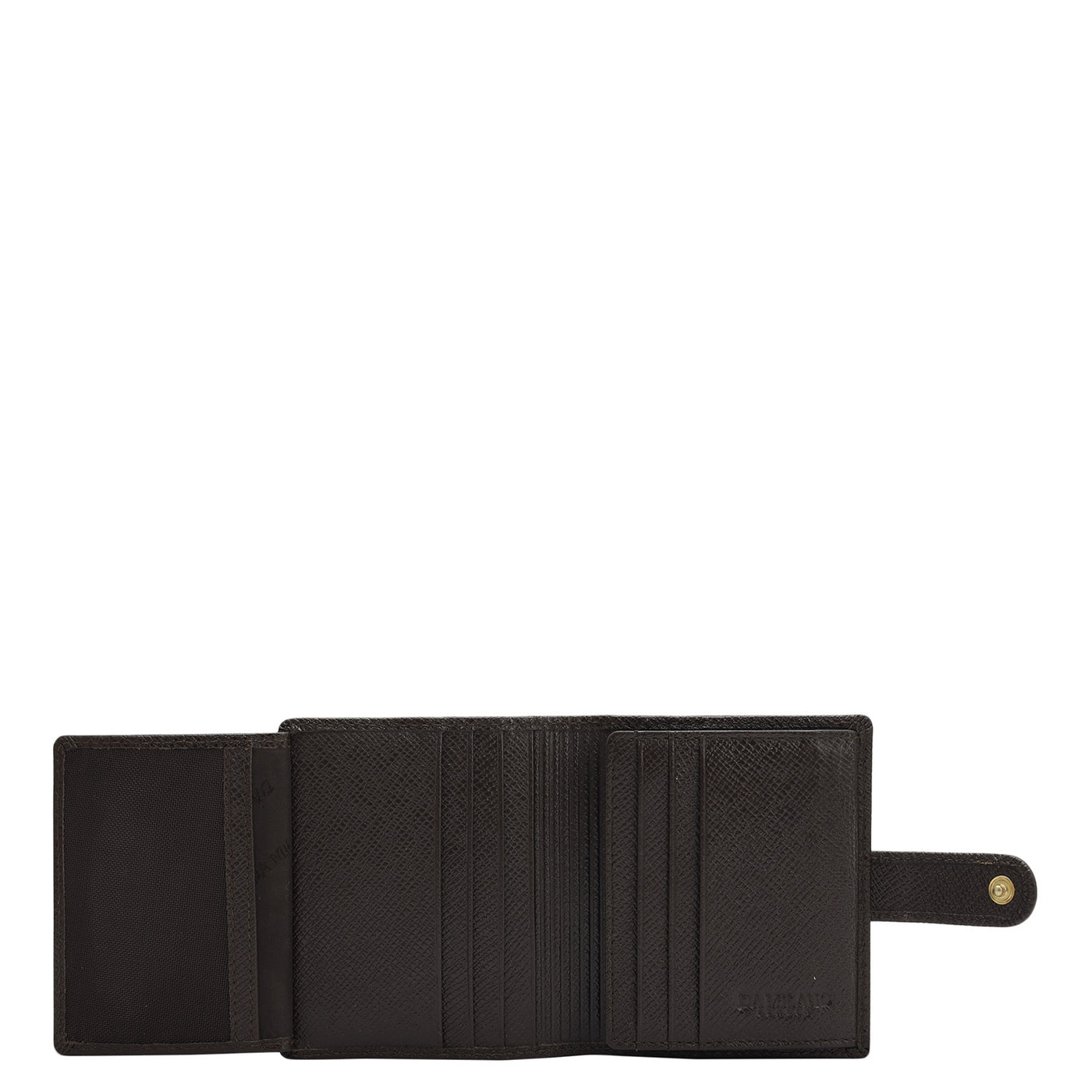 16 Slots Leather Card Case - Chocolate