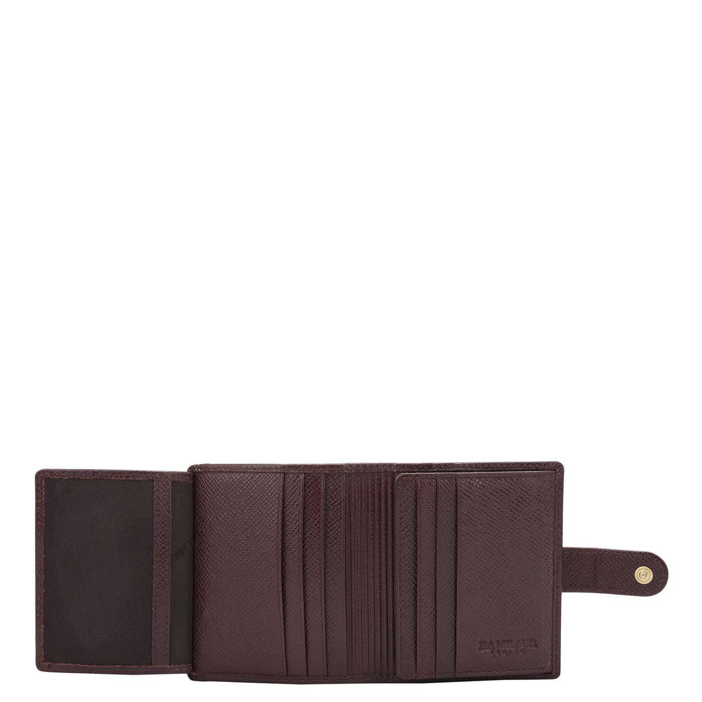 16 Slots Leather Card Case - Wine