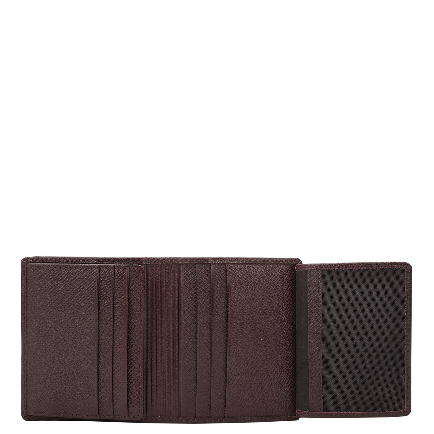 16 Slots Leather Card Case - Wine