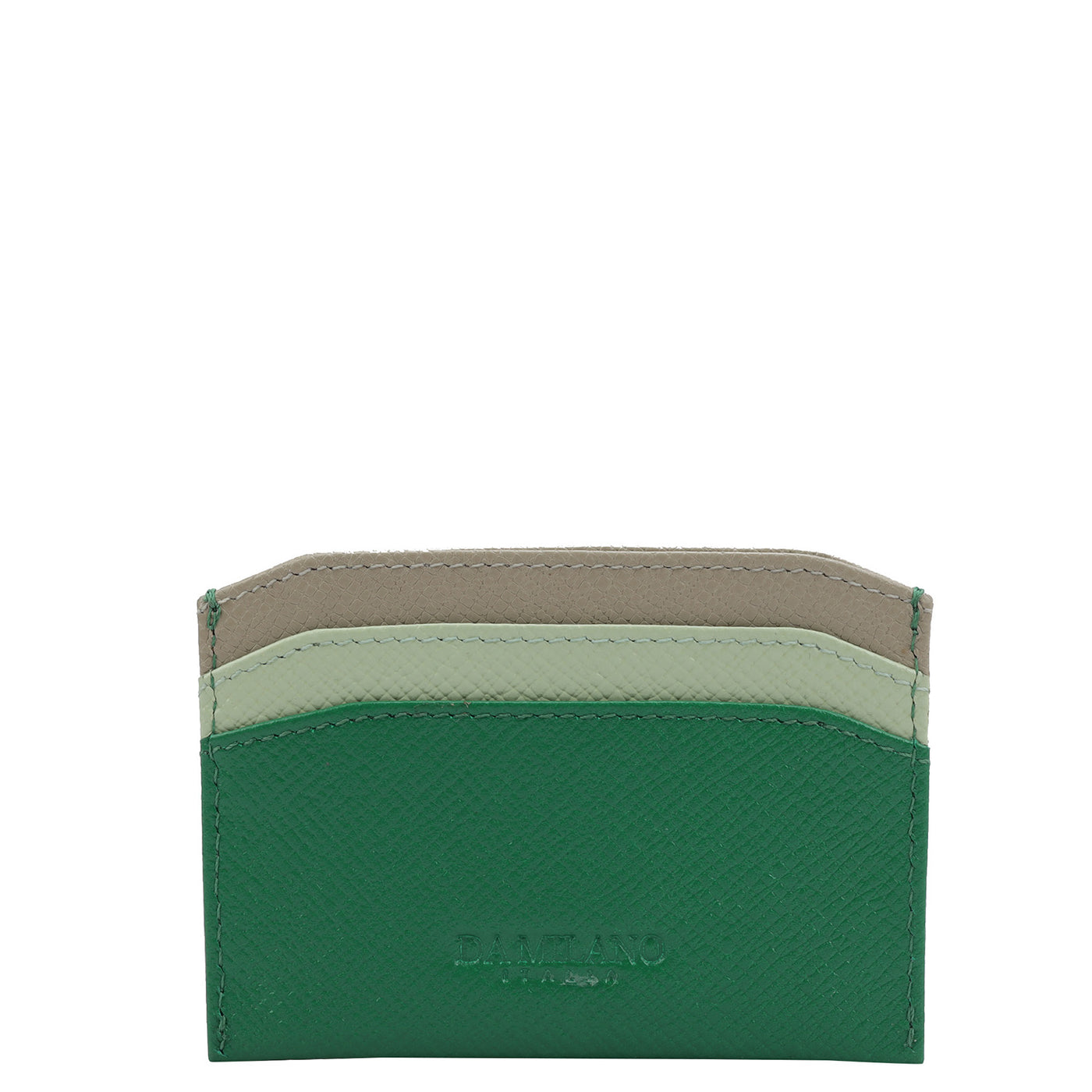 Franzy Leather Card Case - Emerald Green