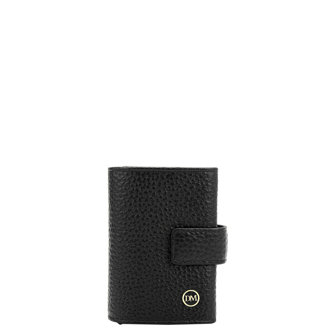 Pop-up Leather Card Case - Black