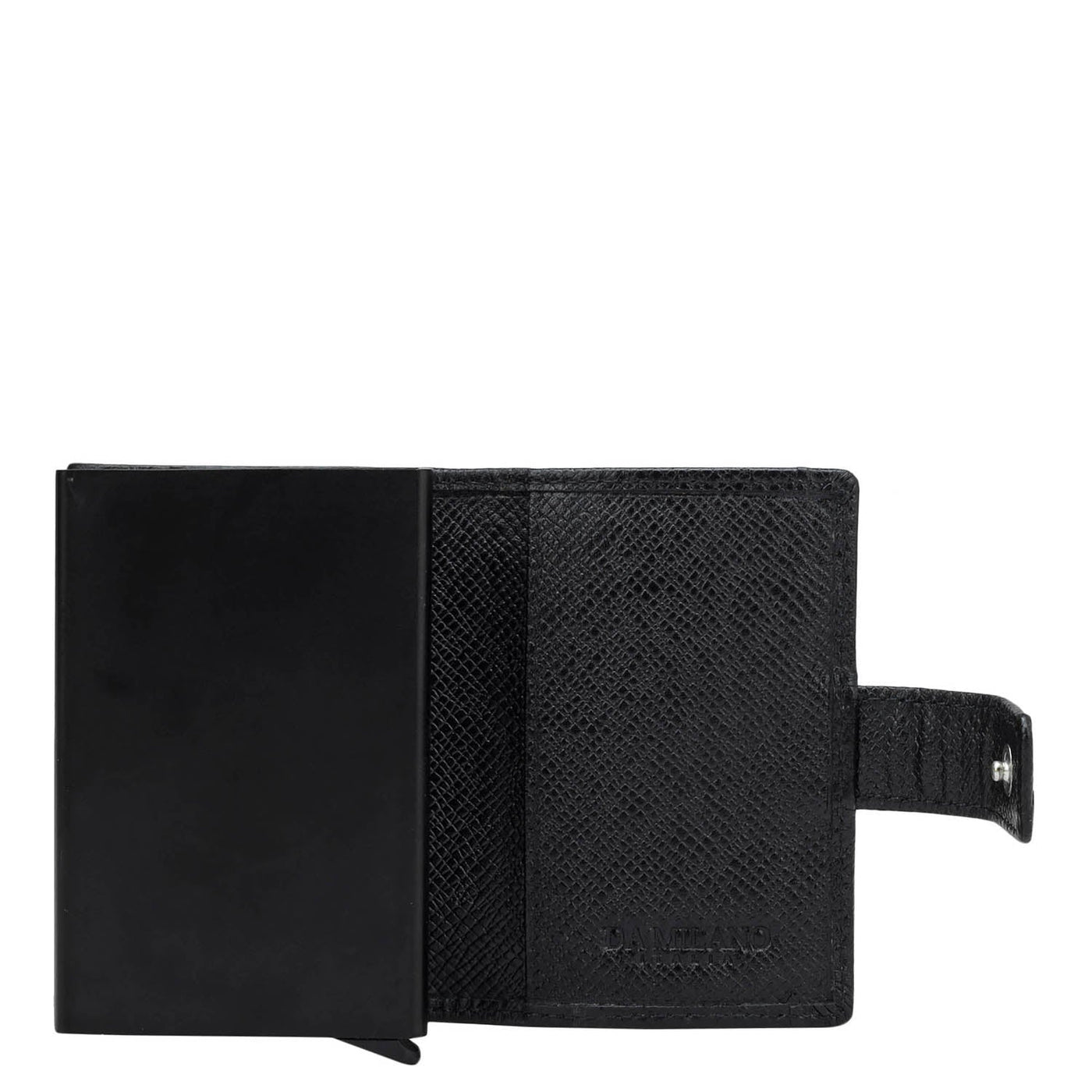 Card Holder Leather Card Case - Black