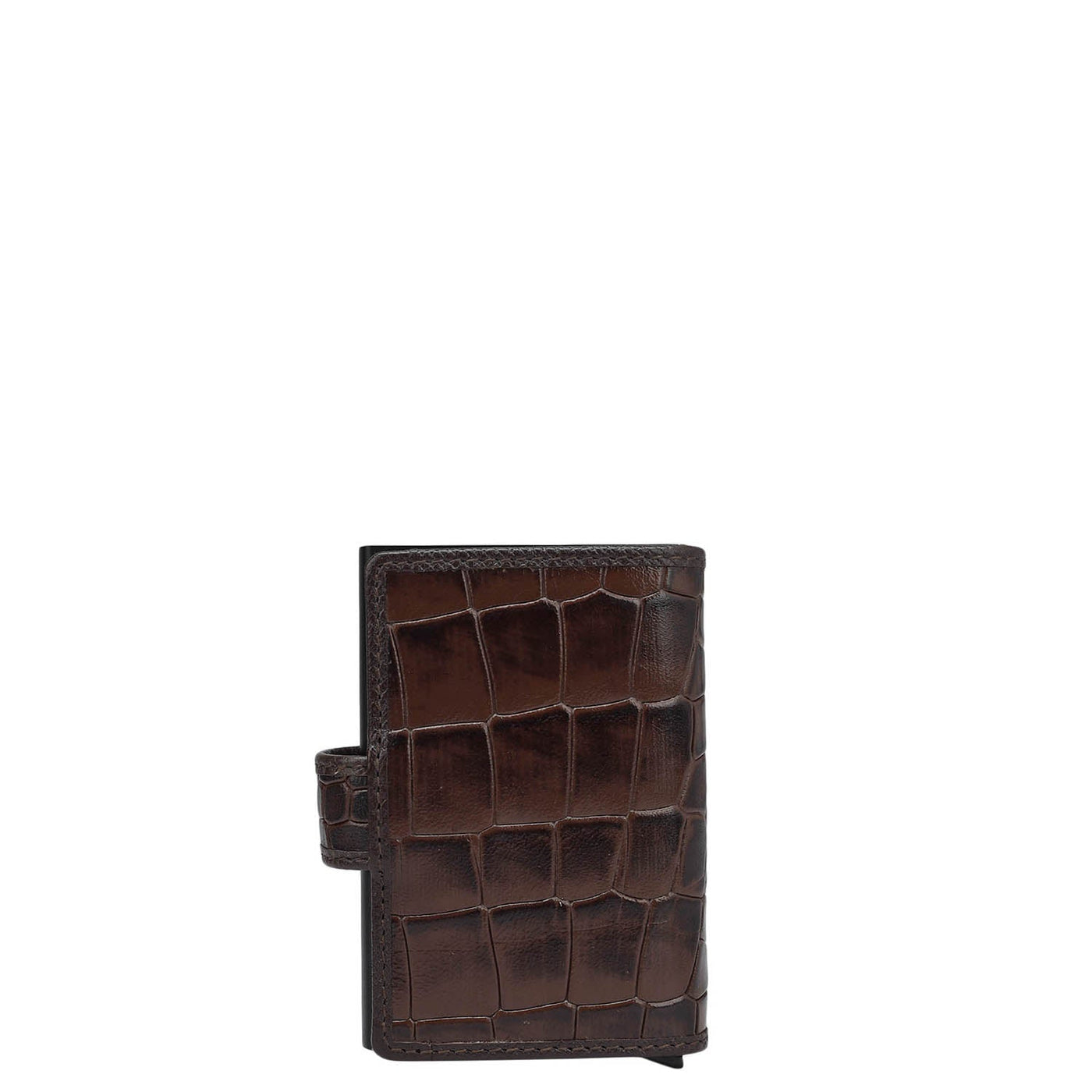 Card Holder Leather Card Case - Brown