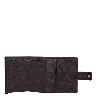 Card Holder Leather Card Case - Brown