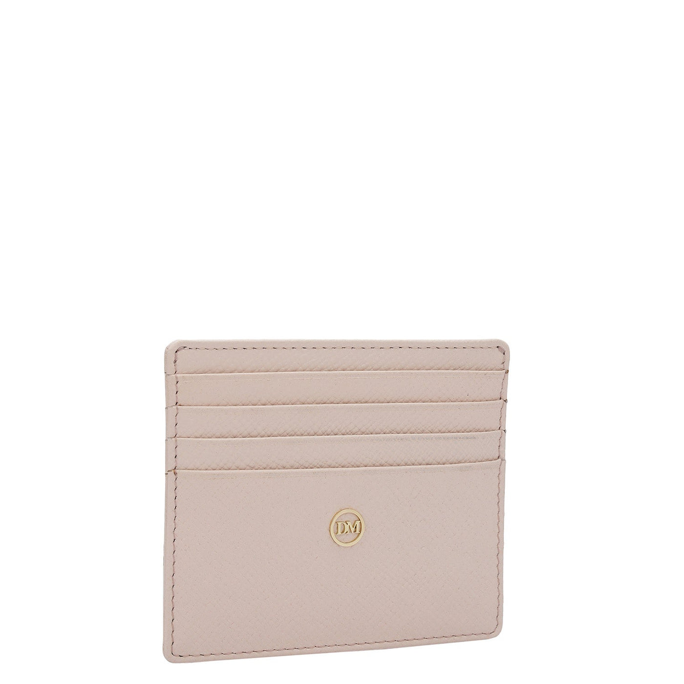 9 Slots Leather Card Case - Blush