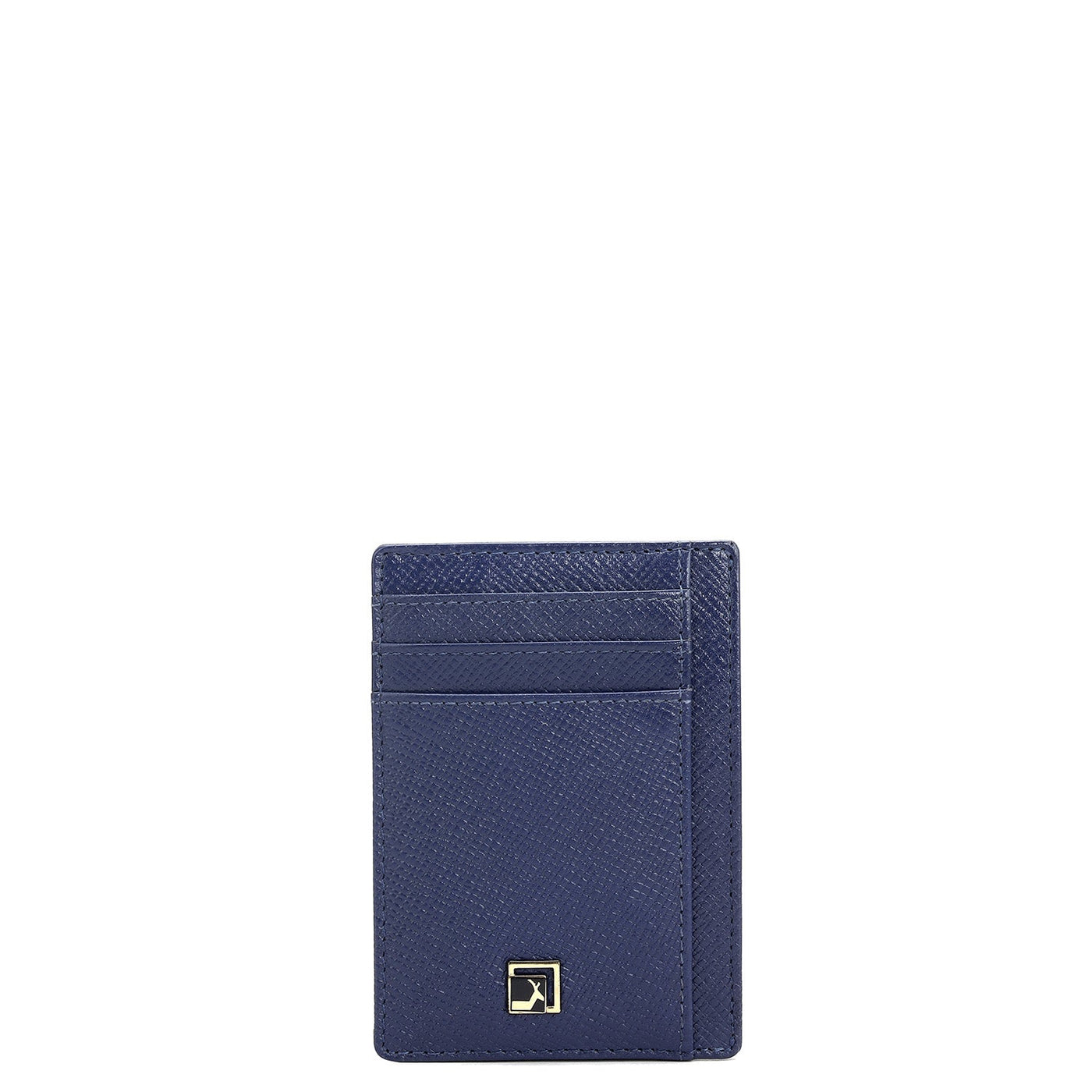 9 Slots Leather Card Case - Ink Blue