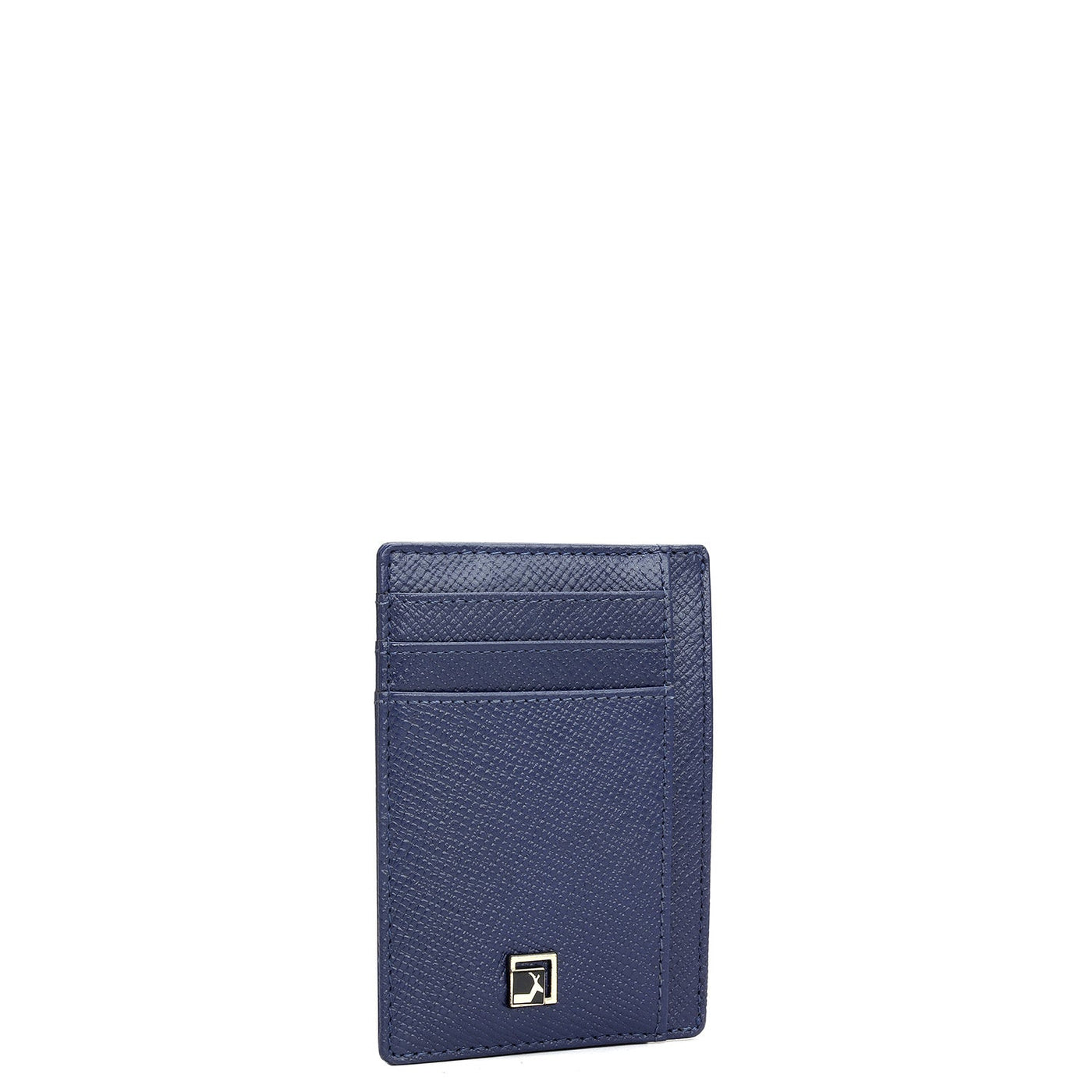 9 Slots Leather Card Case - Ink Blue