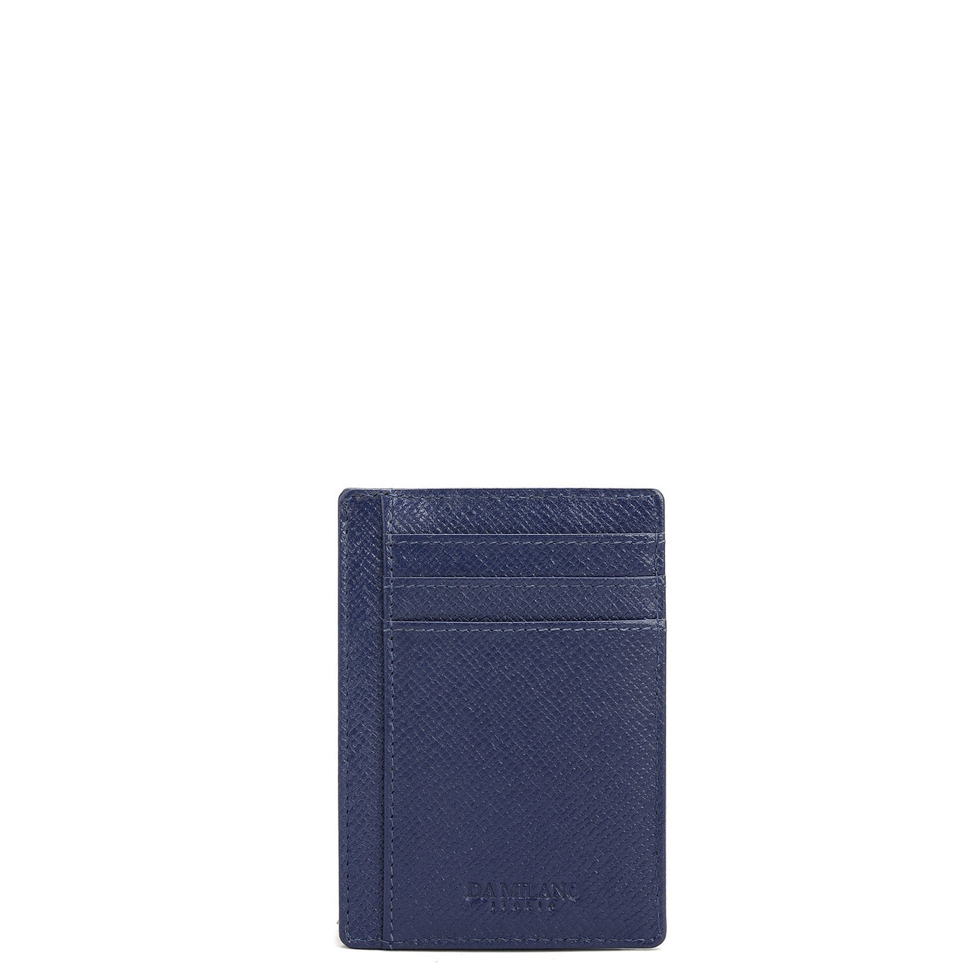 9 Slots Leather Card Case - Ink Blue