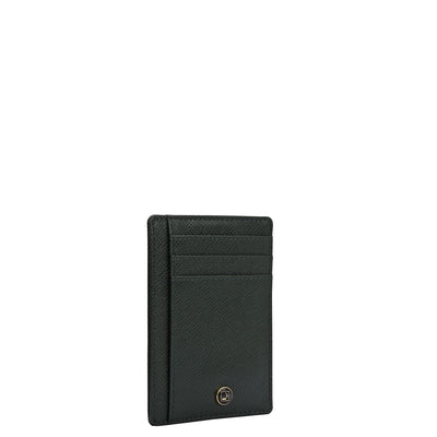 9 Slots Leather Card Case - Petrol Green