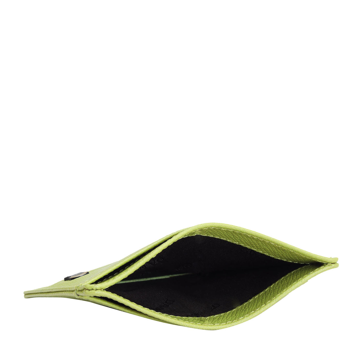 Franzy Leather Card Case - Lime