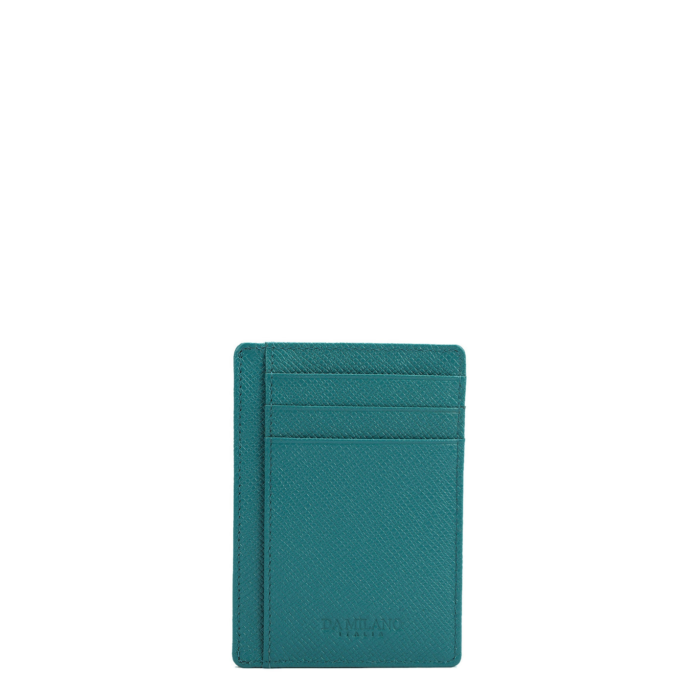 Franzy Leather Card Case - Teal