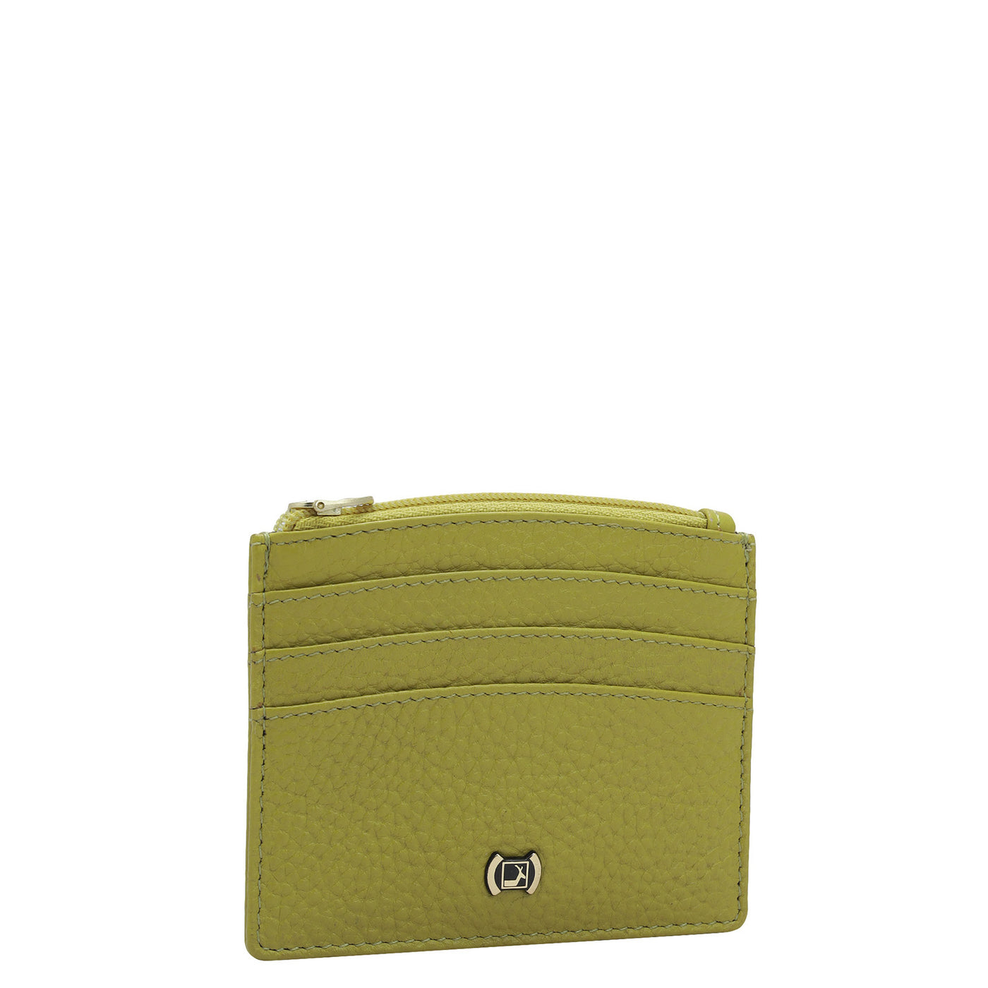 6 Slots Leather Card Case - Green Tea