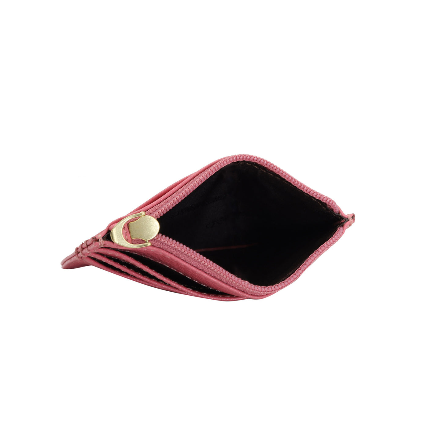 6 Slots Leather Card Case - Hyper Pink