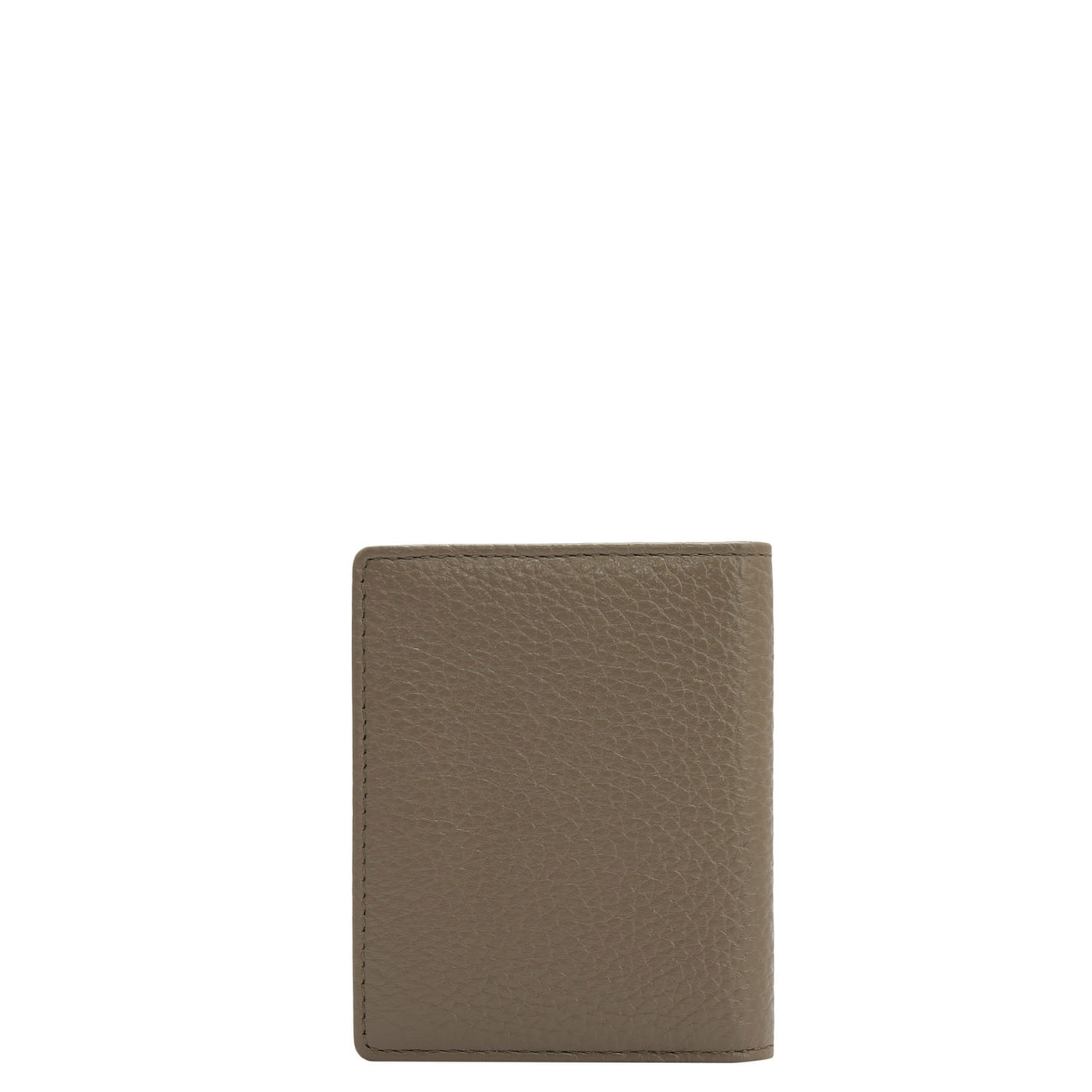 9 Slots Leather Card Case - Greyish Taupe