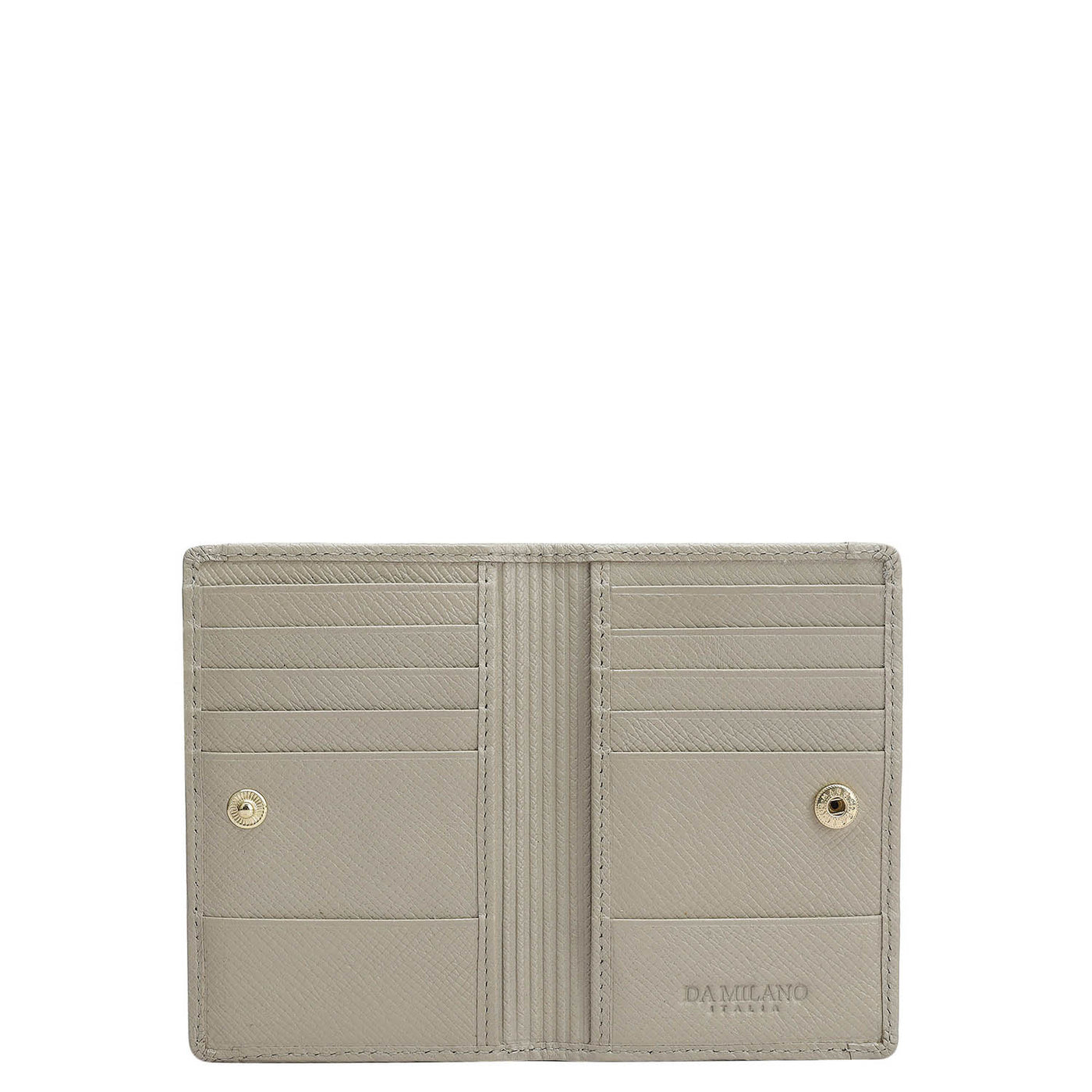 Croco Leather Card Case - Frost