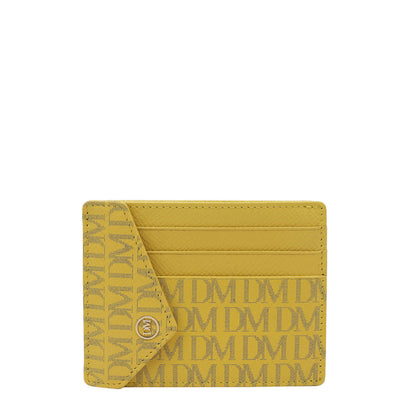 Monogram Franzy Leather Card Case - Minion