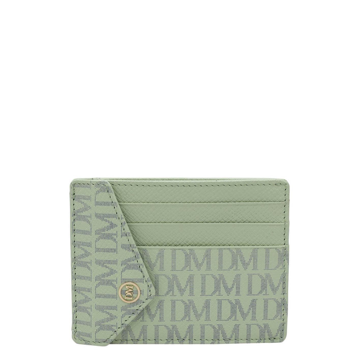 Monogram Franzy Leather Card Case - Mint