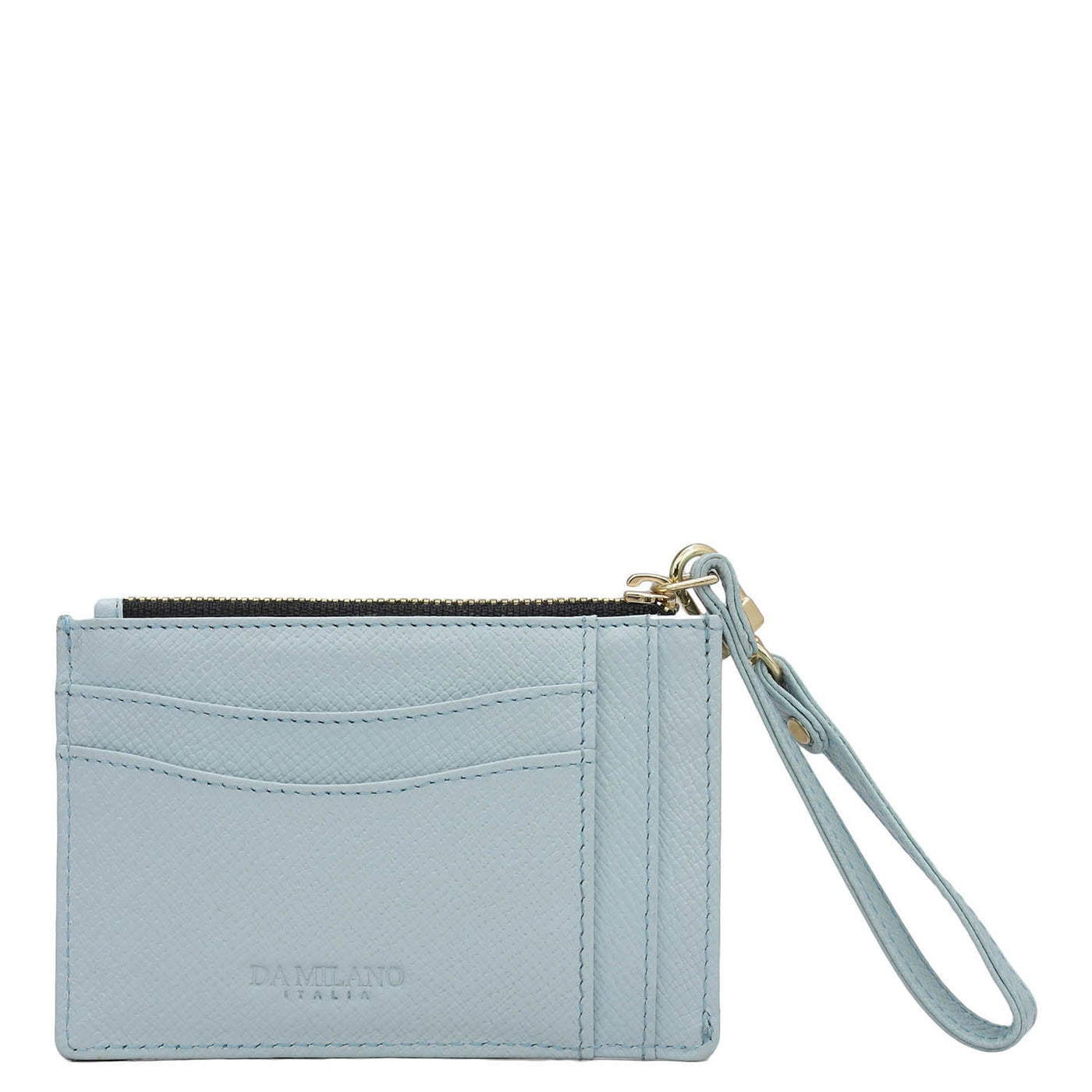 8 Slots Leather Card Case - Cloud Blue