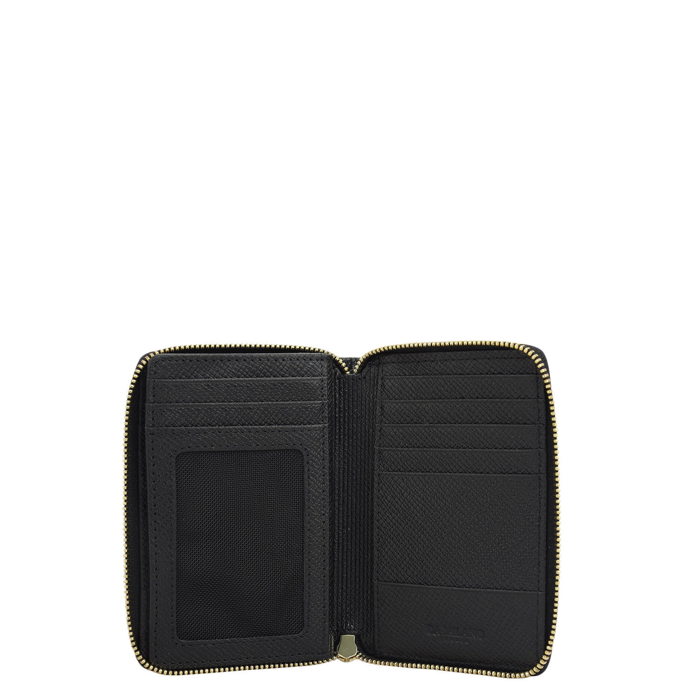 12 Slots Leather Card Case - Black