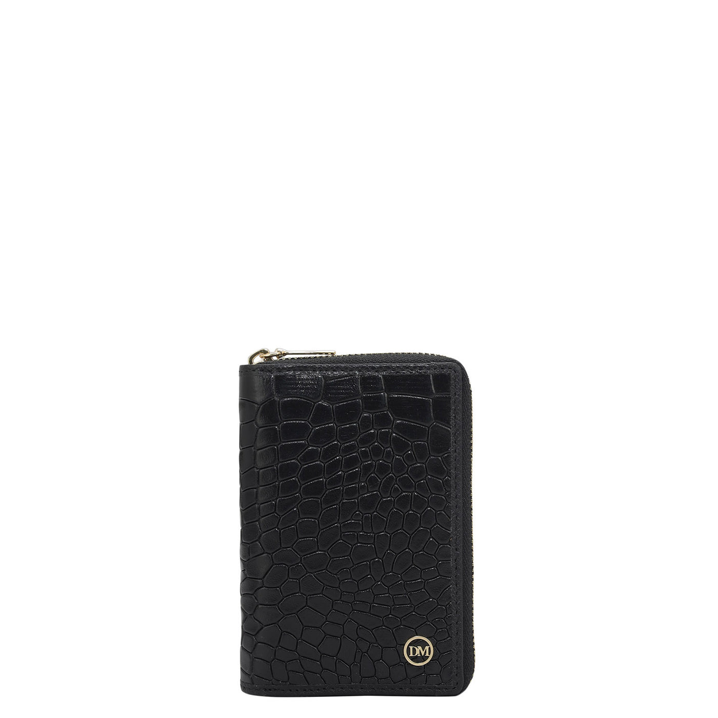 Multi Slots Leather Card Case - Black